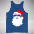 Santa’s Omnisexual Pride Flag Shades Premium Tank Top - Royal Blue